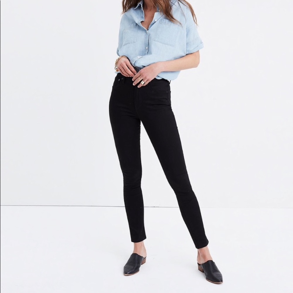 Madewell black denim